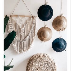 Vintage Wool Crushable Wide Brim Cloche Floppy Top